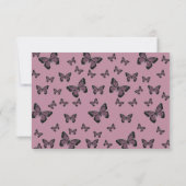 Fuchsia Butterflies RSVP (Dos)