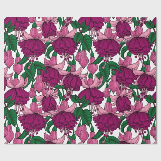 Fuchsia Cadeaupapier (Vlak)