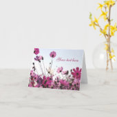 Fuchsia Chamomile Note Kaart () (Gele Bloem)