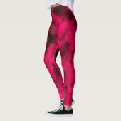 Fuchsia Clouds Abstract Leggings (Links)