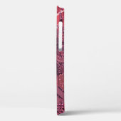 Fuchsia Cyber Circuit Board Tech Art Elektronica Case-Mate iPhone Case (Achterkant / Links)