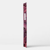 Fuchsia Cyber Circuit Board Tech Art Elektronica Case-Mate iPhone Case (Achterkant / Rechts)
