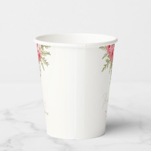 Fuchsia Dream Papieren Bekers (Rechts)