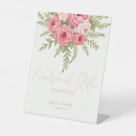 Fuchsia Dream Reclamebord Met Voetstuk