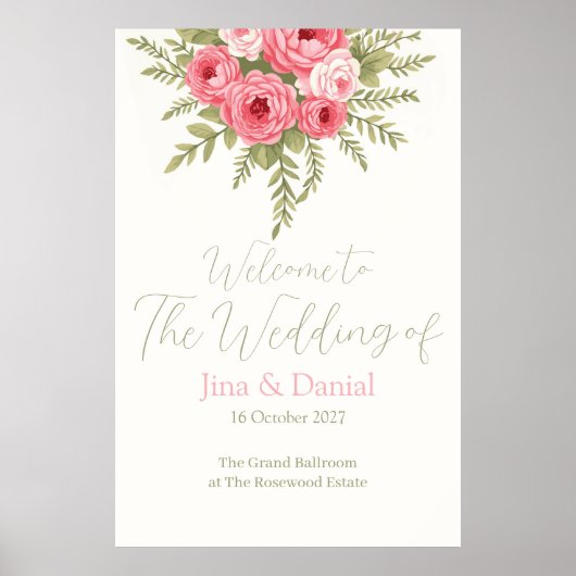 Fuchsia Droom Poster (Voorkant)