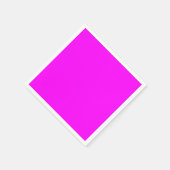 Fuchsia effen kleur | Klassiek Elegant Servet (Hoek)