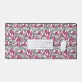 Fuchsia en blanc et rose (Clavier et souris)
