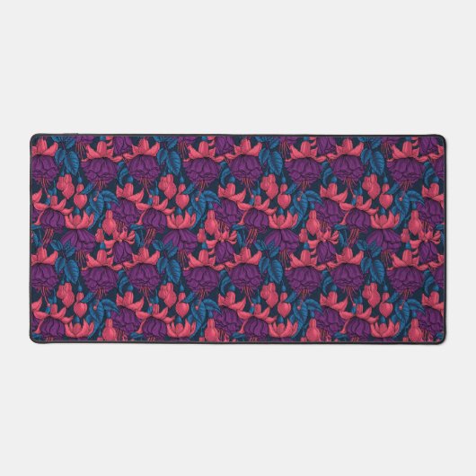 Fuchsia en bleu et violet (Recto)