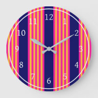 Fuchsia en gele strepen met blauw van de marine