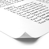  Fuchsia en Paarse Floral Seating Chart Poster (Hoek)