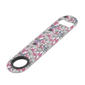 Fuchsia et colibris blancs (Dos Angle)