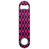 Fuchsia et motif de diamants noirs (Dos)
