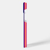 Fuchsia et rayures jaunes avec bleu marine (Côté gauche)