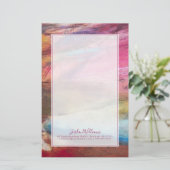 Fuchsia Expression Briefpapier (Staand voorkant)