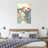 Fuchsia Fairies Canvas Afdruk (Insitu (Slaapkamer))