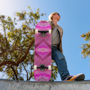 Fuchsia fantasy skateboard