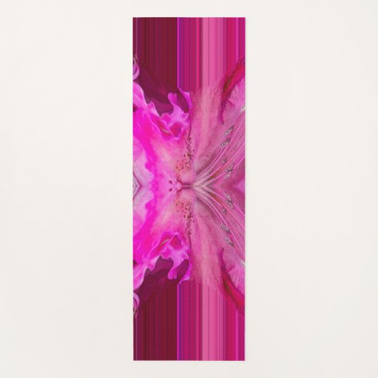 Fuchsia fantasy yogamat (Voorkant)
