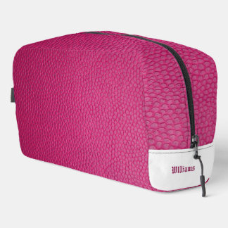 Fuchsia Faux toilettas Toilettasje