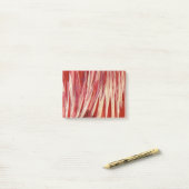 Fuchsia Feather Fringe Post-it® Notes (Op bureau)