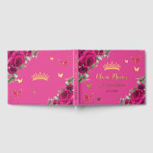 Fuchsia Floral Gold Quinceanera Sweet 16 Anniversa (Complet)