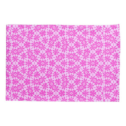 Fuchsia Flowers Kussensloop (Achterkant)