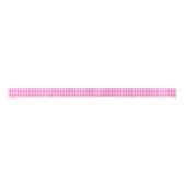 Fuchsia Gingham Satin Ribbon Lint (Voorkant)