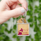 Fuchsia  Gramophone Premium Sleutelhanger (Hand)