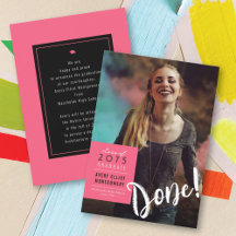 Fuchsia Hot Roze Minimalistische Box Afstudeer Fot