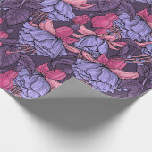 Fuchsia in roze en violet cadeaupapier (Hoek)