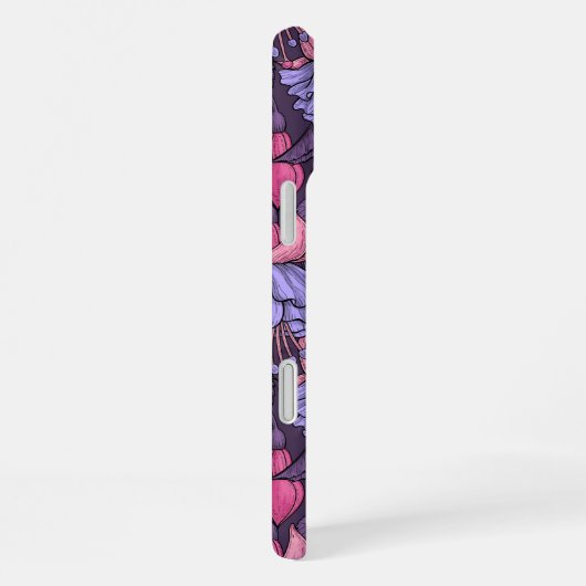 Fuchsia in roze en violet iPhone hoesje (Rechterkant)