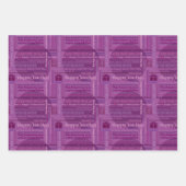 Fuchsia Joyeux Jours d'enveloppement papier (Devant 3)