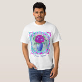 Fuchsia Klaproos T-shirt (Voorkant volledig)