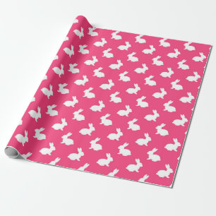Fuchsia Konijn Cadeauverpakking Cadeaupapier