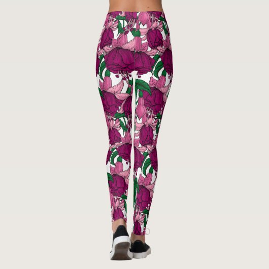 Fuchsia Leggings (Achterkant)