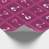 Fuchsia mysterie cadeaupapier (Hoek)