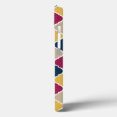 Fuchsia Navy Moroccan Lattice Monogram Case-Mate iPhone Case (Achterkant / Links)