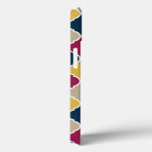 Fuchsia Navy Moroccan Lattice Monogram Case-Mate iPhone Case (Achterkant / Rechts)