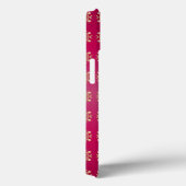 Fuchsia Oriental Mandala Pattern Case-Mate iPhone Case (Achterkant / Rechts)