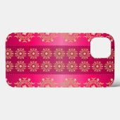 Fuchsia Oriental Mandala Pattern Case-Mate iPhone Case (Achterkant (horizontaal))