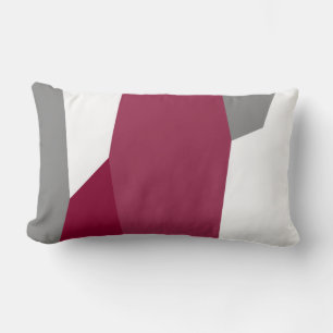 Fuchsia Pink Grey and White Kussen