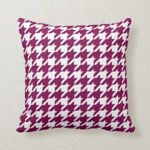 Fuchsia Pink Houndstooth Patroon