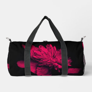 Fuchsia Pioen Bloem Bloemenkunst Persoonlijk Plunjezak