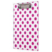 Fuchsia polka dots klembord (Links)