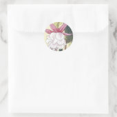 Fuchsia Ronde Sticker (Tas)