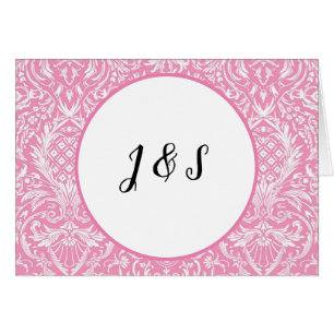 Fuchsia rose ananas Victorian Vintage Damask