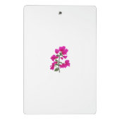 Fuchsia Roze Bougainvillea Monogram Mini Klembord (Achterkant)