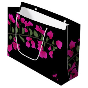 Fuchsia Roze Bougainvillea Monogramcadeautas Groot Cadeauzakje