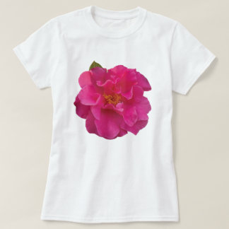 Fuchsia Roze Camellia Bloem Grafische T-shirt