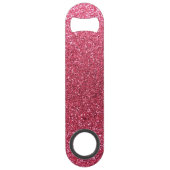 Fuchsia roze glitter speed flessenopener (Voorkant)