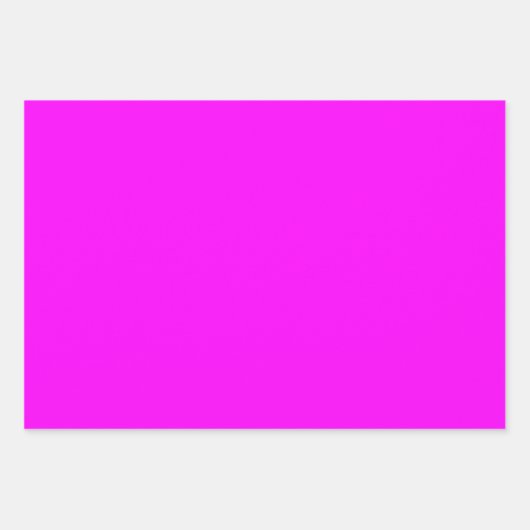 Fuchsia Solid Color Inpakpapier Vel (Voorkant)